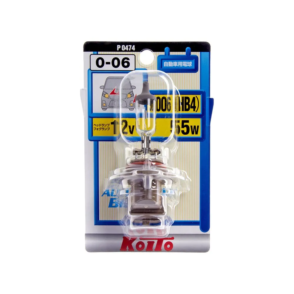 Лампа 12V HB4 55W P22d KOITO 1 шт. блистер 9006 P0474