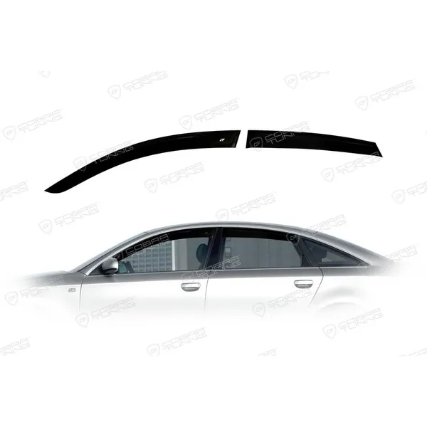 Дефлектора на окна Audi A6 Sd (4F/C6) 2005-2011EuroStandard деф.окон Cobra Tuning AE10105