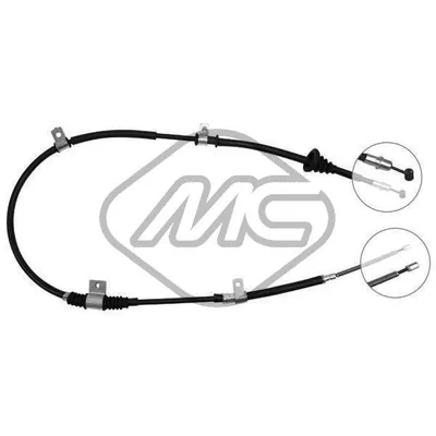 Трос ручника HYU PONY - EXCEL SCOUPE DX-RH Metalcaucho 81971