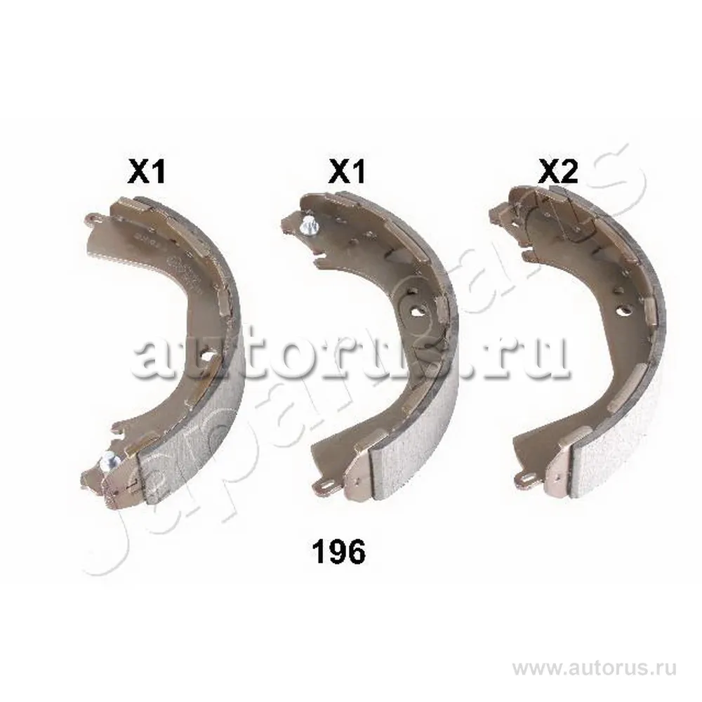 Колодки тормозные барабанные JAPANPARTS GF196AF