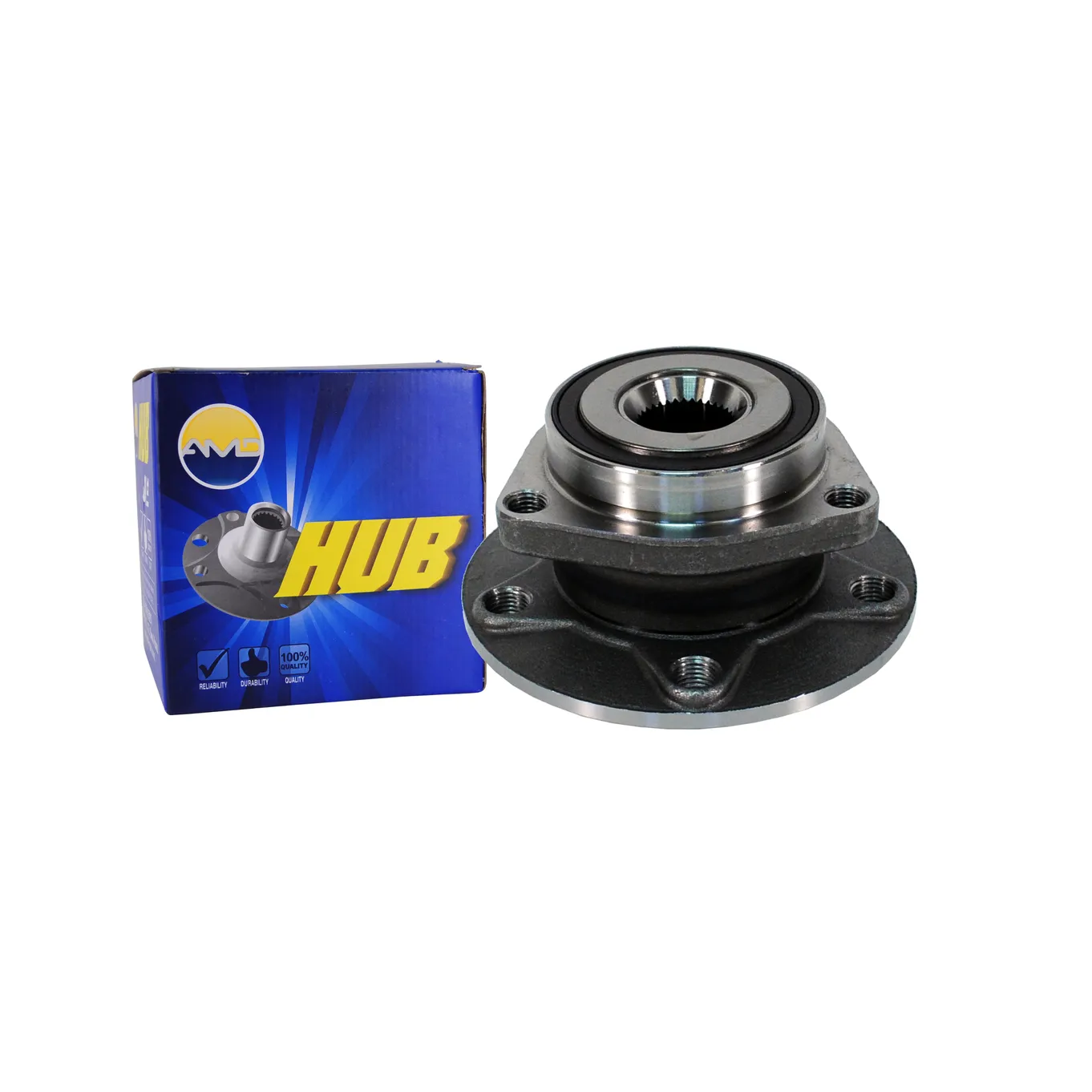 Ступица передняя в сборе L=R AD A3/VW Golf V/VI/Caddy 06-> AMD AMD.HUB76