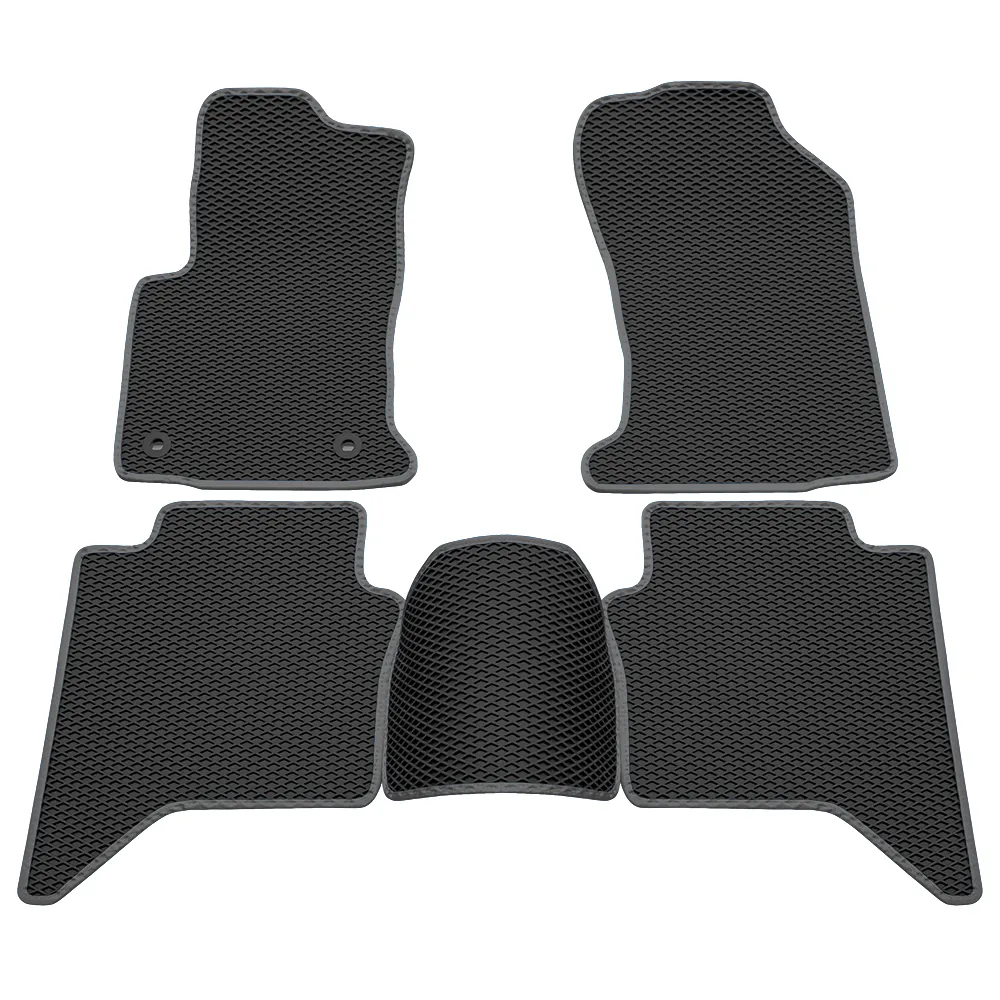 Коврики в салон EVA Ромб Toyota Hilux (15-Н.В.) Серый кант Rezkon 9034045102