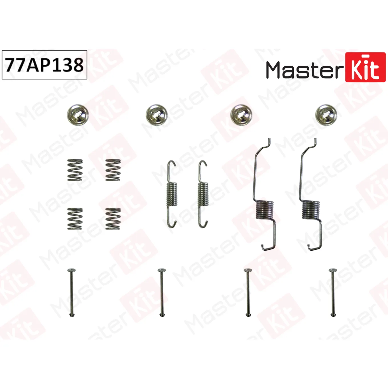 Р/к тормозных колодок MAZDA MPV II (LW) (1999-2006) MASTERKIT 77AP138