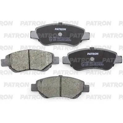 Колодки тормозные дисковые перед. CITROEN: C1 05-, PEUGEOT: 107 05-, TOYOTA: PATRON PBP1499