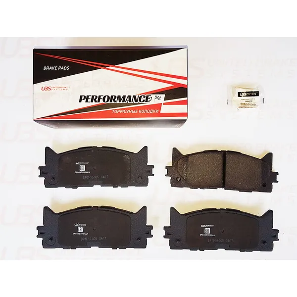Колодки тормозные передние TOYOTA CAMRY V40 06-/V50 2.5/3.5 11-/LEXUS ES 250/ UBS BP1110005