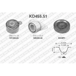Рем.к-кт грм renault kangoo clio 1.9dti f9q.782 99 Opel Movano 1.9 SNR KD455.51