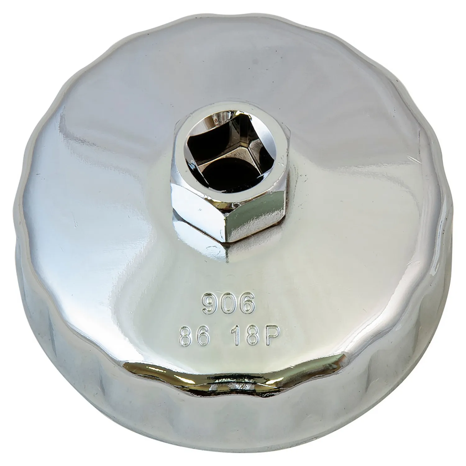 Съемник масляного фильтра чашка 18-гранная 86мм AVSTEEL AV-920109
