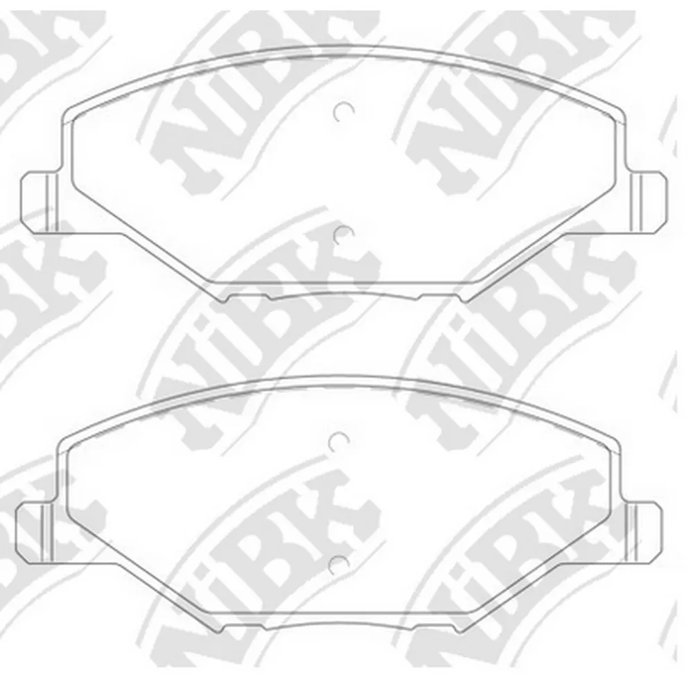 Колодки передние NIBK PN33002