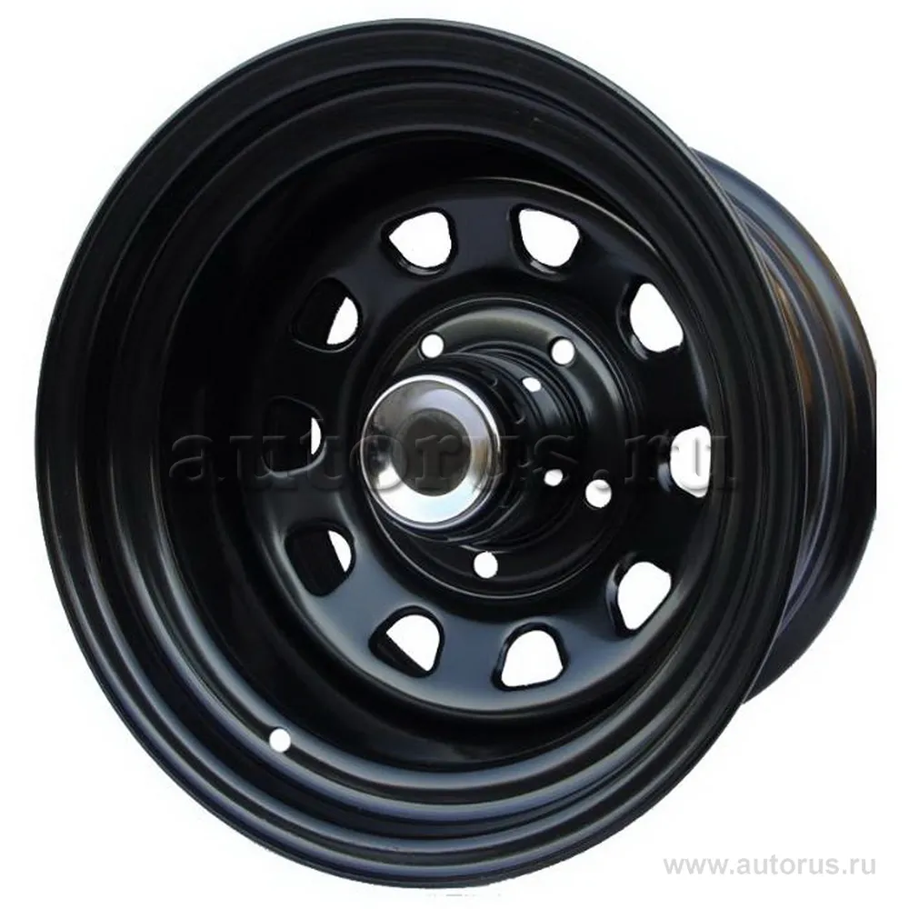 Диск штампованный R15 7J 5x139.7/108.7 ET0 Ikon SNC006B Black 9001