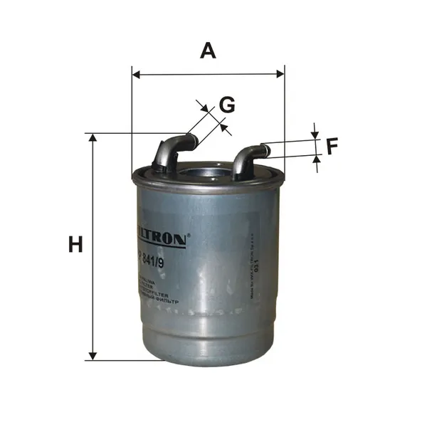 Фильтр топливный FILTRON PP841/9