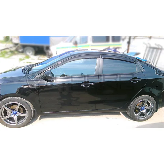 Дефлектора окон Kia Rio III Sd 2010K2 Sd 2011 деф.окон Cobra tuning K12610