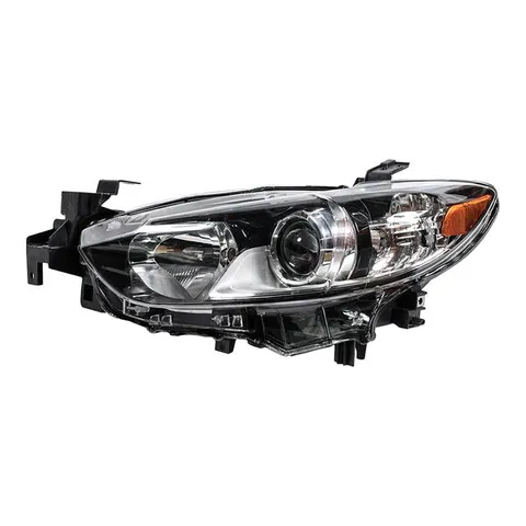 Фара левая с желтым указателем поворота MAZDA 6 2012-2018 Eagle eyes MZ287A101L