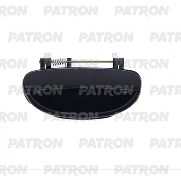 Ручка двери наружн задн прав Daewoo Nubira 98-04 (черн) PATRON P200155R