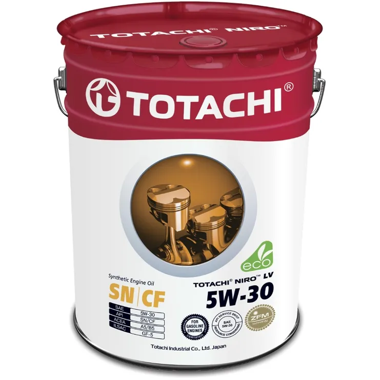 Масло моторное TOTACHI LV Synthetic 5W-30 синтетическое 19 л 4589904524035