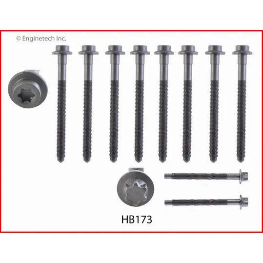 Комплект болтов на 1 головку Ford 4.0L SOHC 1997-2010 ENGINETECH HB173