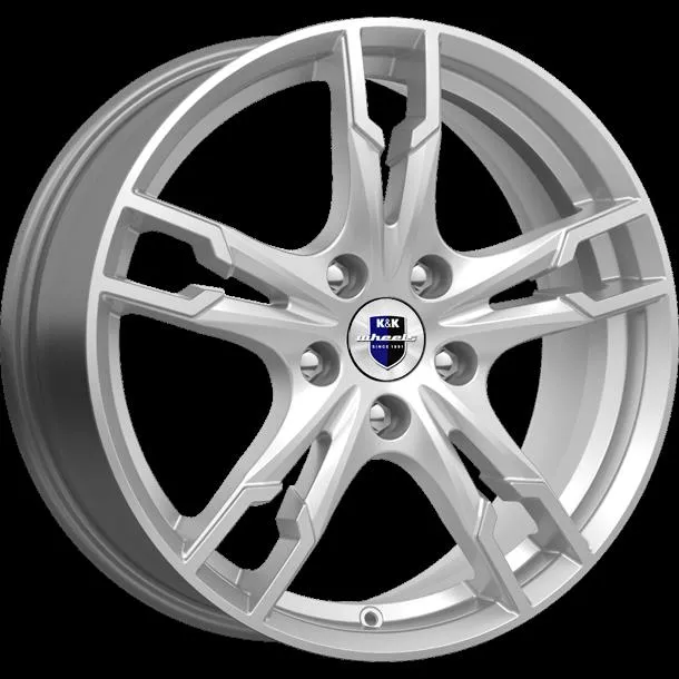 Диск литой R17 7J 4x100/60.1 ET43 КИК Солар сильвер r74994SK
