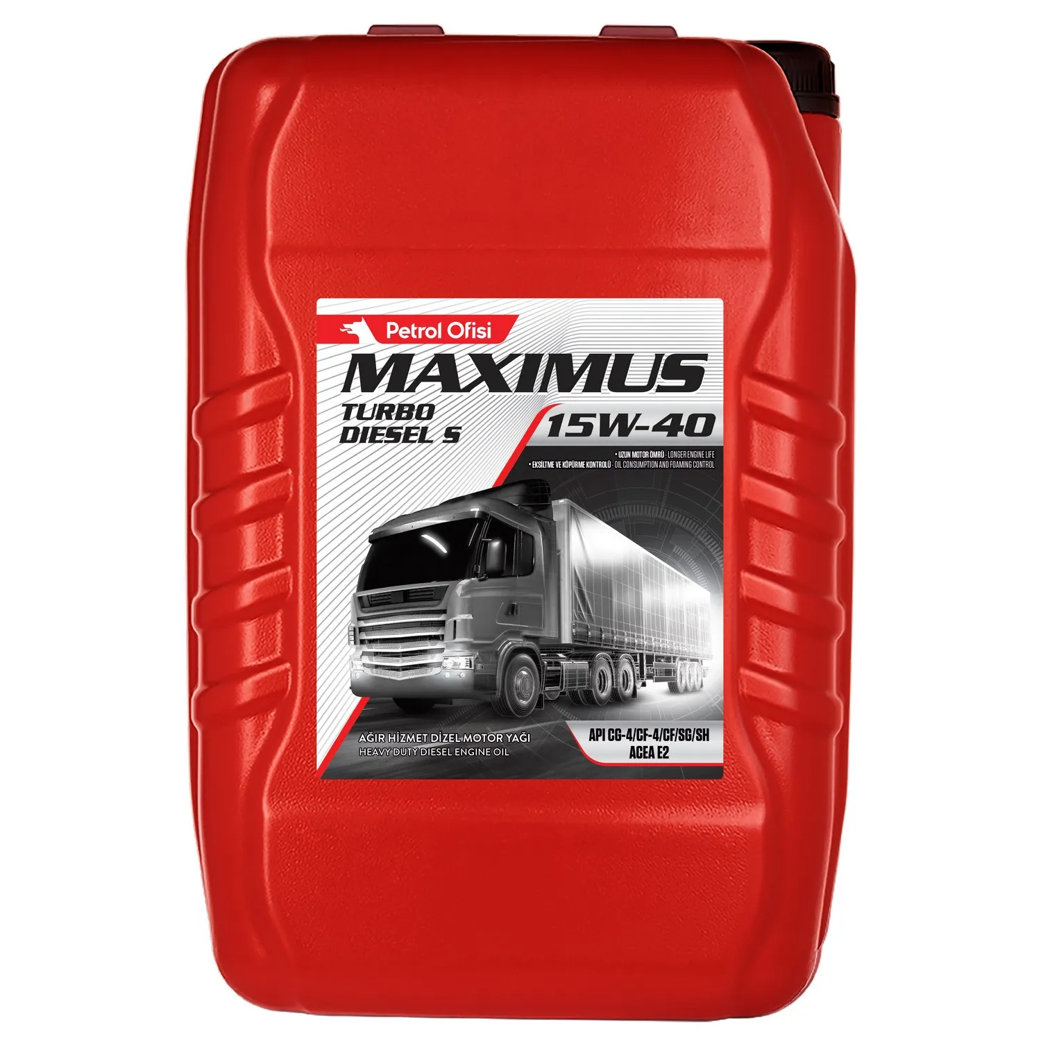 Масло моторное MAXIMUS TURBO DIESEL S 15W-40 17,5 кг. Petrol Ofisi 400000524