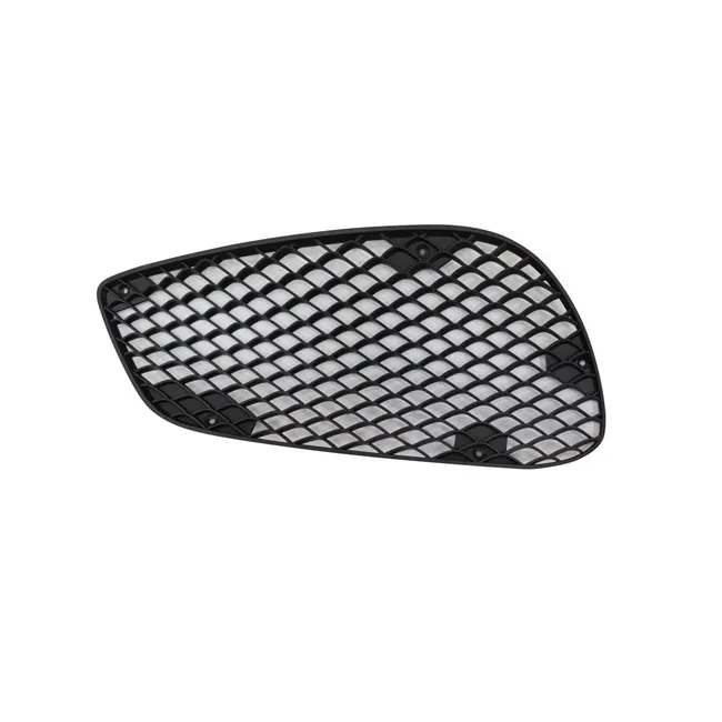 Решетка бампера переднего L (черный, текстура) MERCEDES W212 E 14 amg GOOD GO MB12243LB