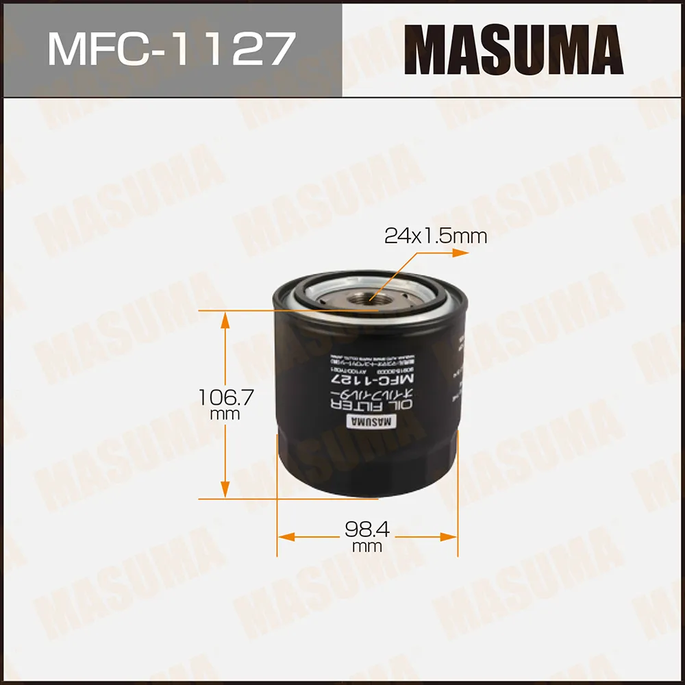 Фильтр масляный TOYOTA AVENSIS MASUMA MFC-1127