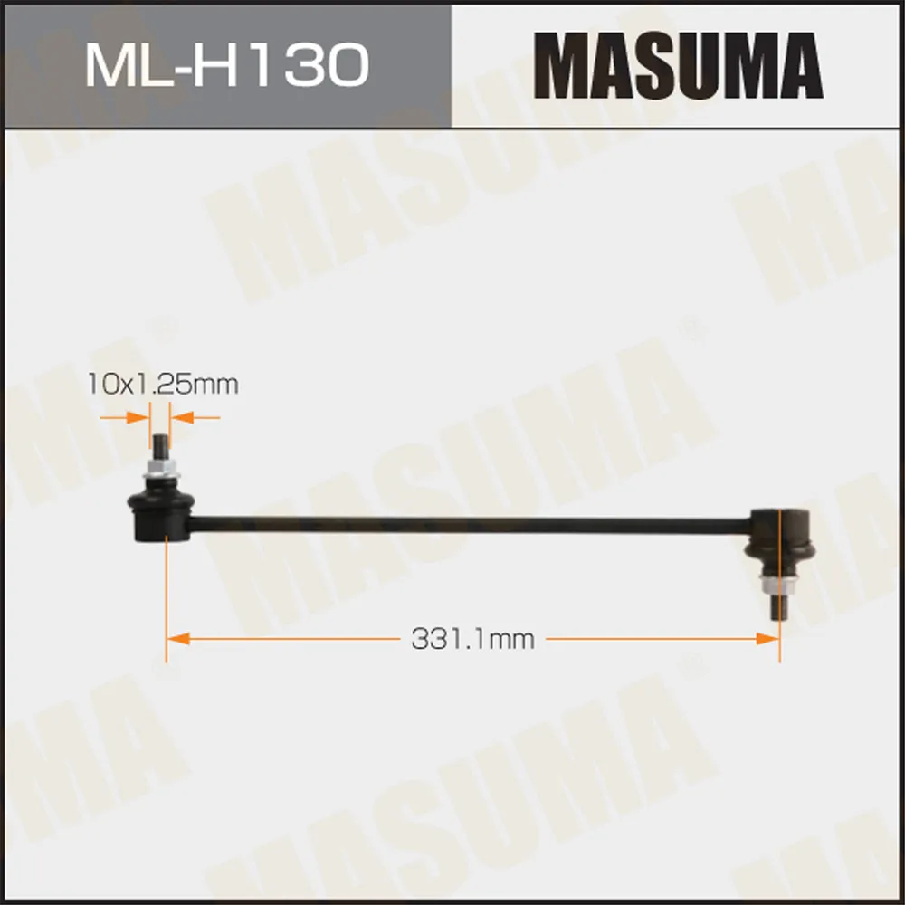 Тяга стабилизатора пер. MASUMA MLH130