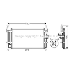 Радиатор кондиционера AVA HY5092D
