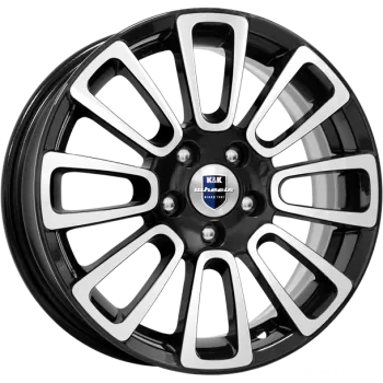 Диск литой R15 6J 4x100/54.1 ET45 КИК Неман алмаз черный r66478