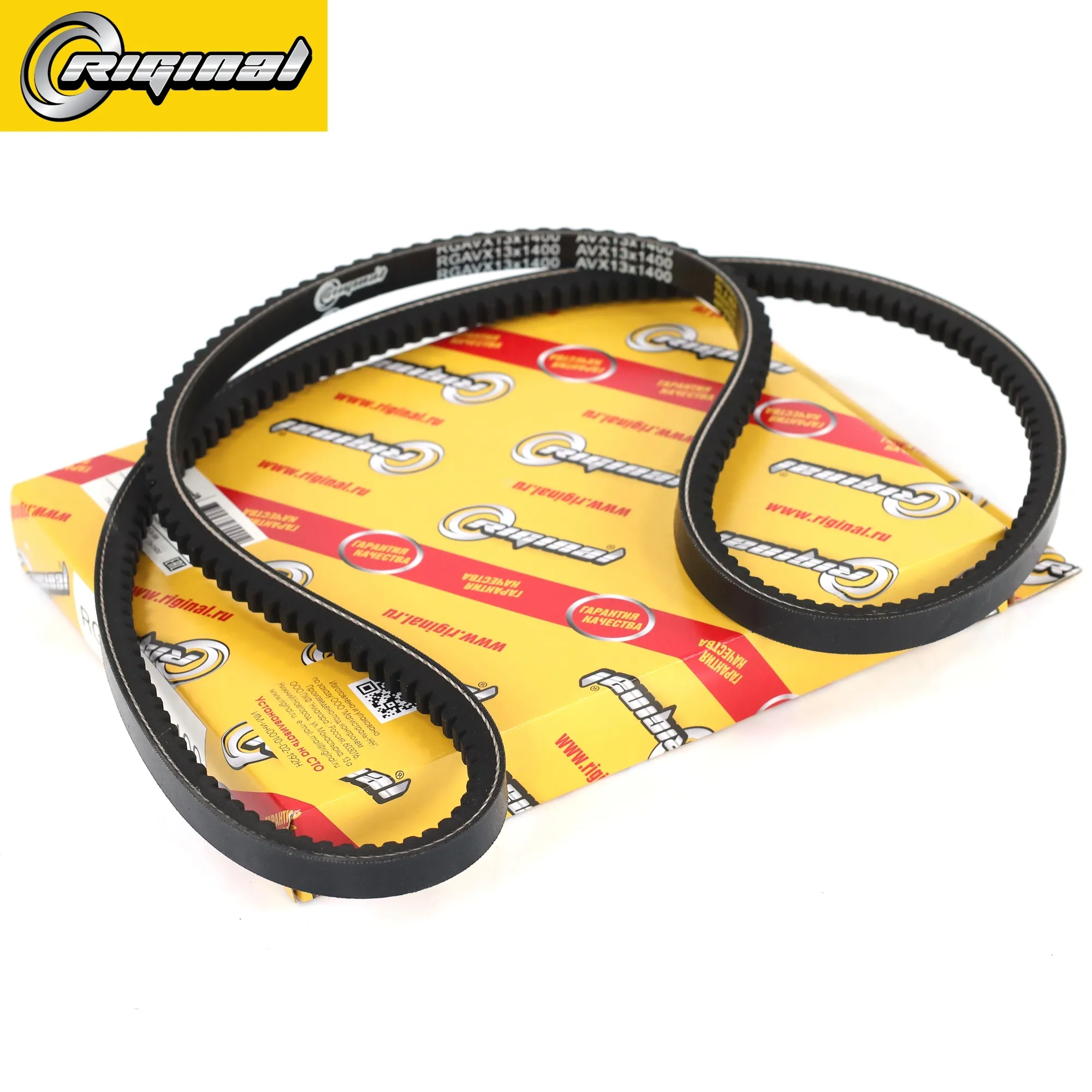 Ремень приводной клиновой 13x1400 для а/м ГАЗ 66/ПАЗ 672/3205/3203 Riginal RGAVX13x1400