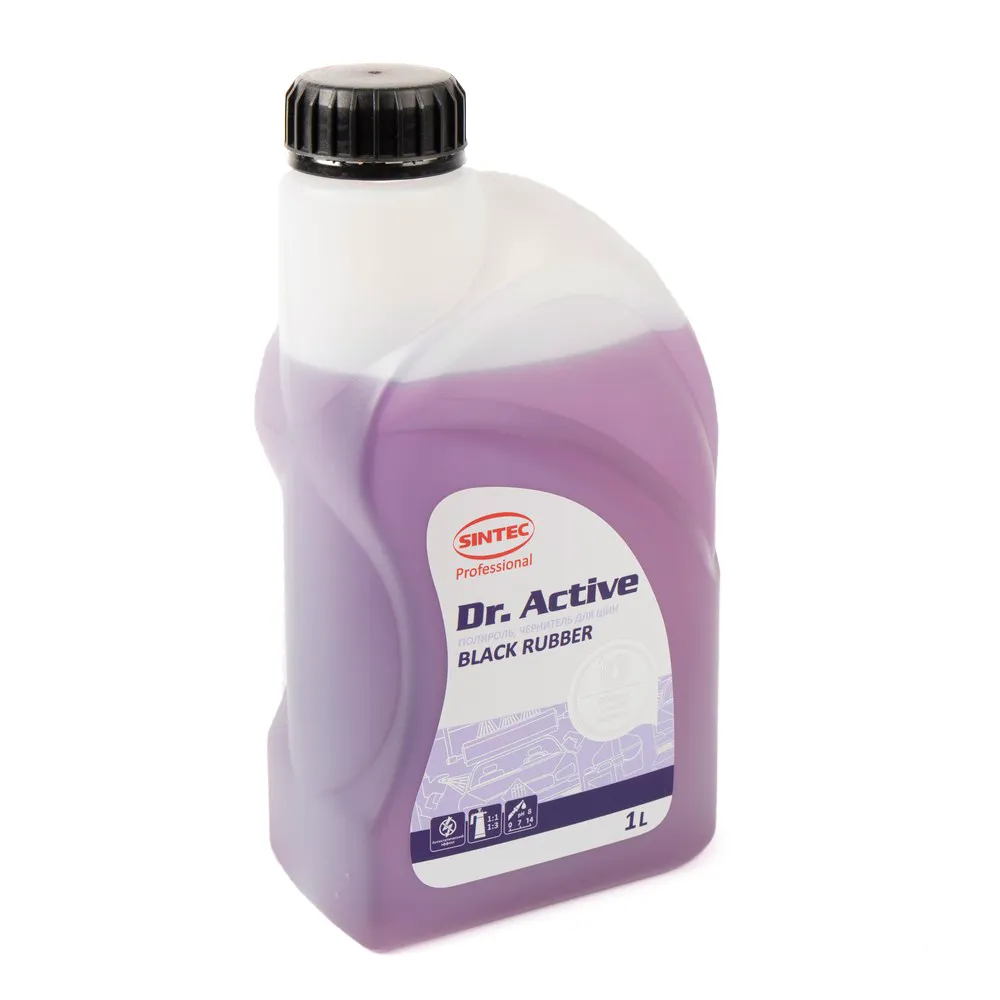 Полироль для шин Sintec Dr. Active Black Rubber 1 л Sintec 801737