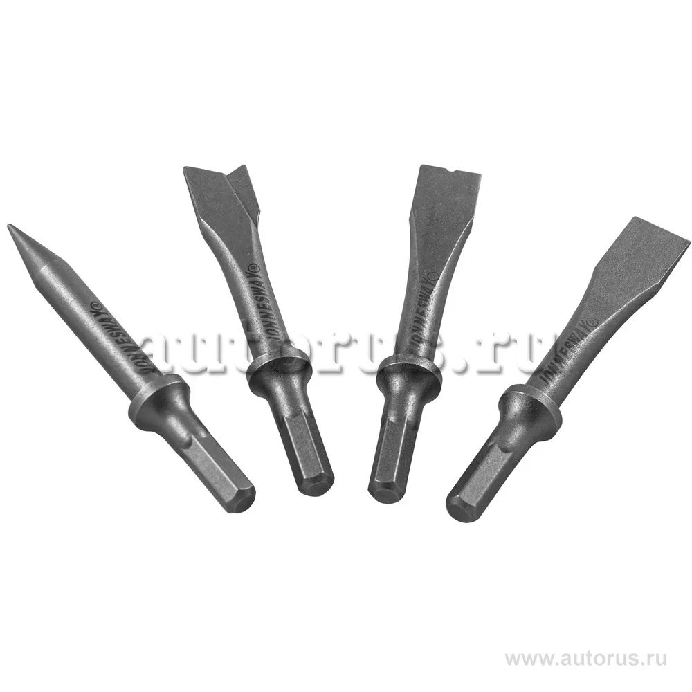 Набор коротких зубил для пневмомолотка, JAH-6833H 4 пр. JONNESWAY JAZ-3944H