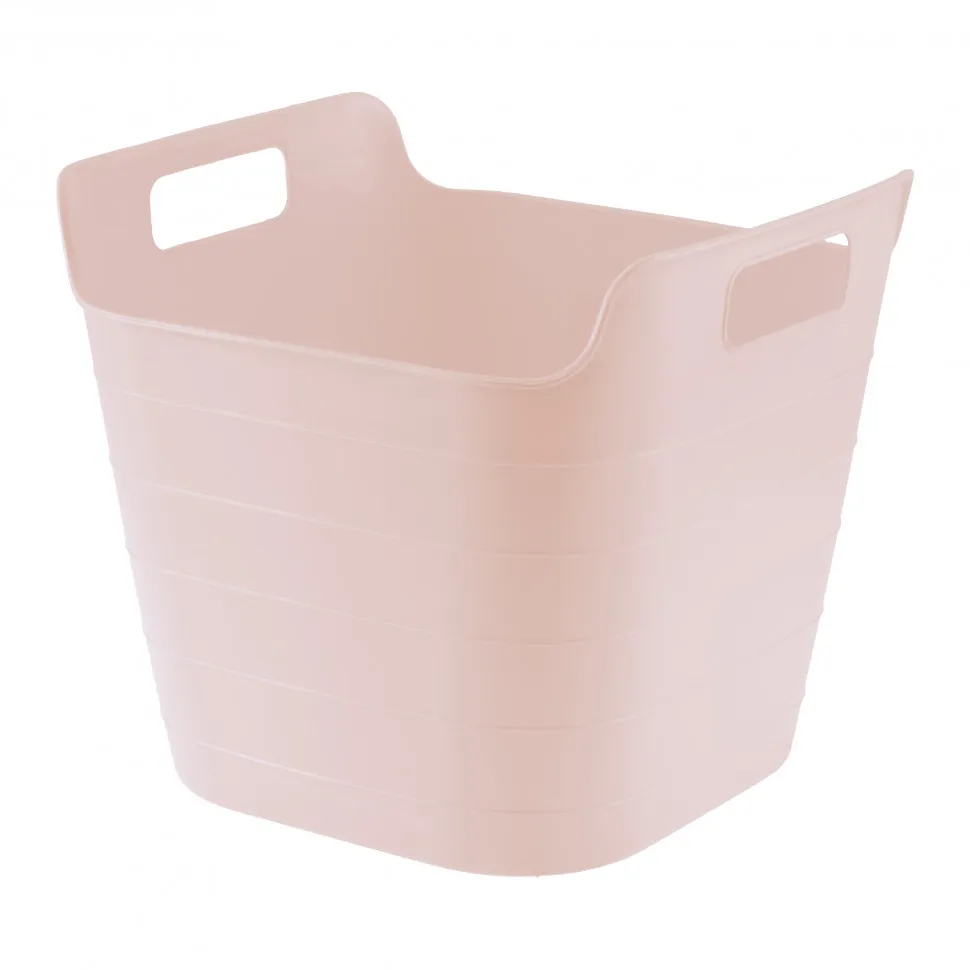 Ведро гибкое сверхпрочное 26 л, розовое СИБРТЕХ 67511