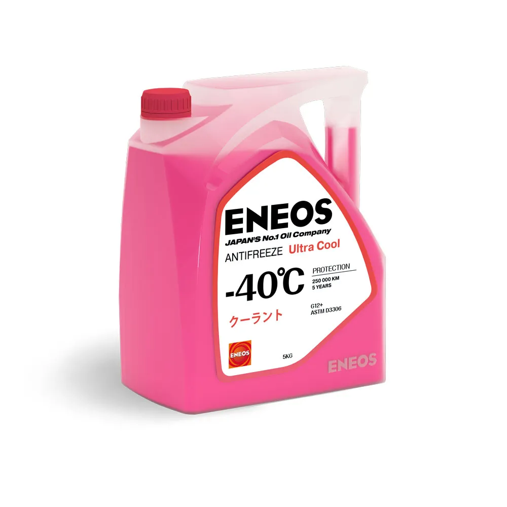 Антифриз ENEOS Ultra Cool G12+ готовый -40C розовый 5 кг Z0080