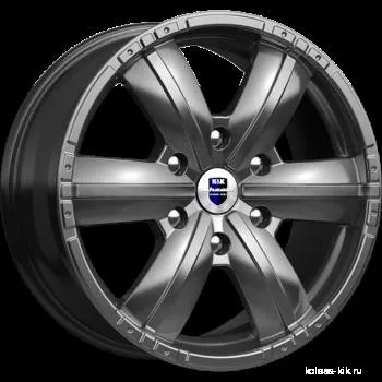 Диск литой R18 8J 6x139.7/106.1 ET25 КИК Окинава Дарк платинум 72244