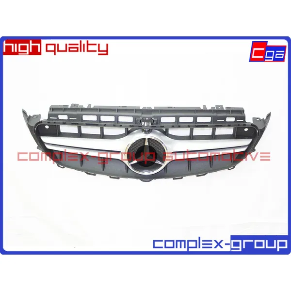 Решетка радиатора Мерседес W213 16-19 AMG Silver CGA 10GRL1508CRA