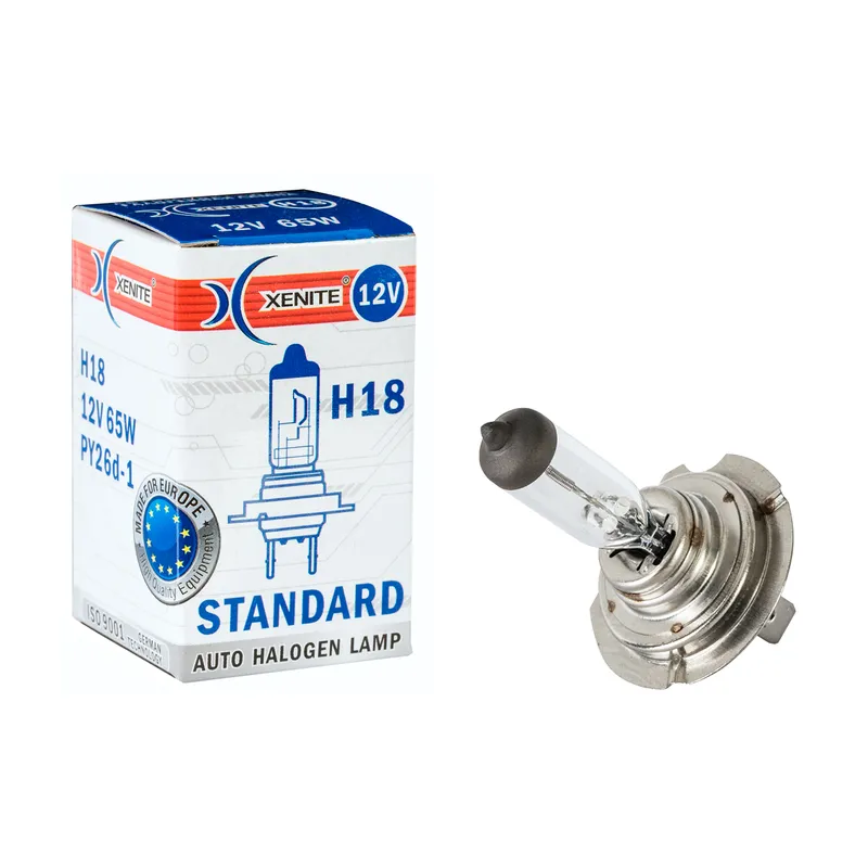 Галогенные лампы (12V) H18 STANDARD (упаковка 1 шт.)