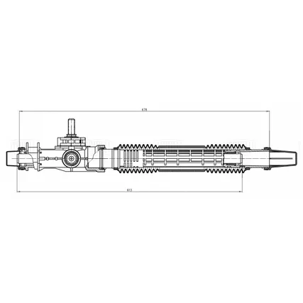 Рулевой механизм (рейка) механич. для а/м Лада 1118 Kalina/2170 Priora (3.1 об.) TRIALLI CR 118