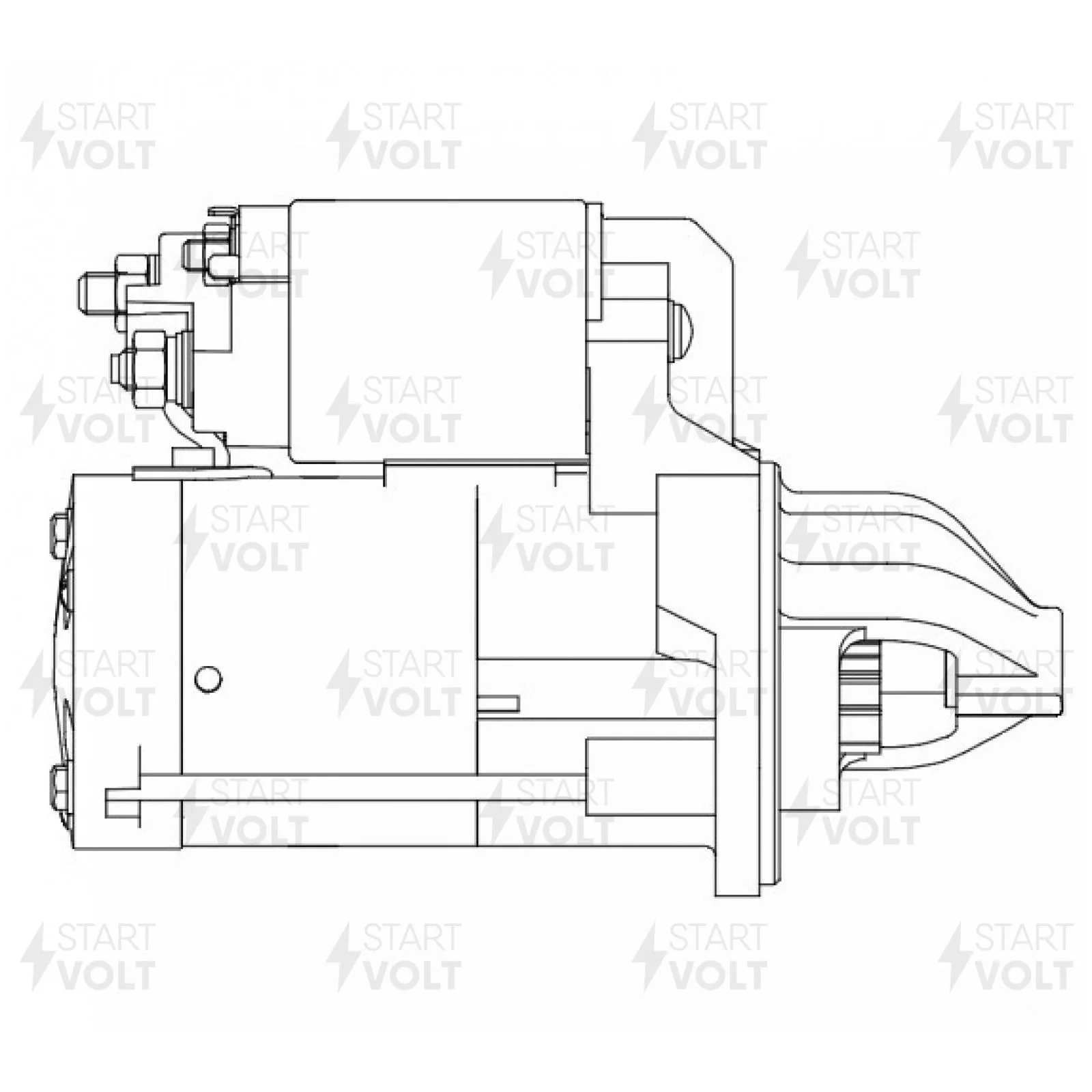 Стартер 1,2кВт STARTVOLT LSt 2747