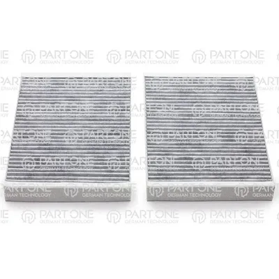 Фильтр салона к-кт 2 шт угольный MERCEDES-BENZ: S-CLASS 05-, S-C PART-ONE 1CF070