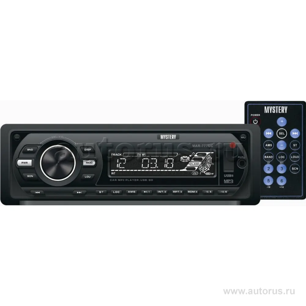 Автомагнитола MYSTERY MAR-777UC, USB, SD, AUX