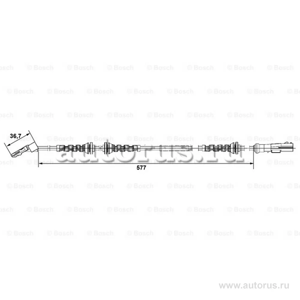 Датчик АБС передний LR