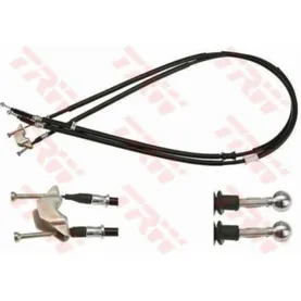 Трос ручника OPEL ASTRA H 1.8/2.0 1/04-7/05 для диск механизма GCH2517 TRW GCH2517