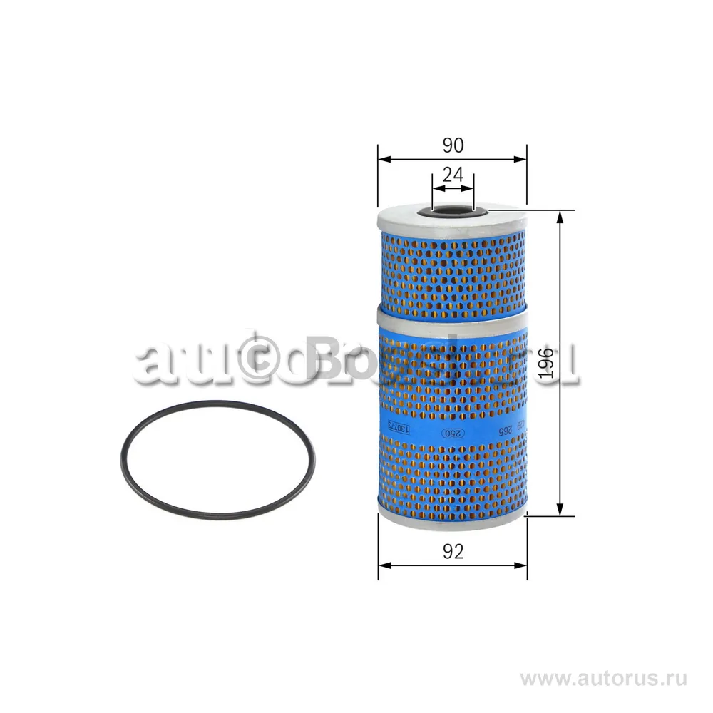 Фильтр масляный MB W123/W460/Series 207D-507D 2.0D-3.0D 76 BOSCH 1457429265