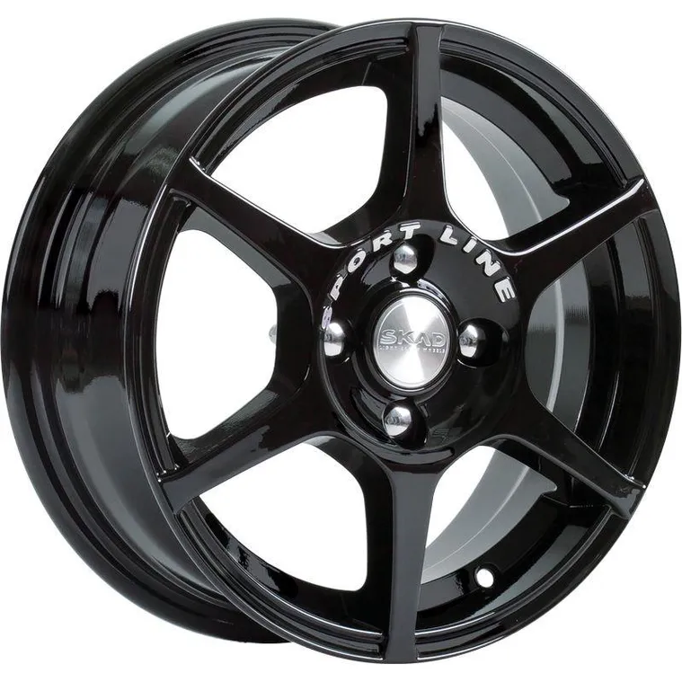 Диск литой R14 5.5J 4x98/58.6 ET38 СКАД Ягуар алмаз 128 01 05