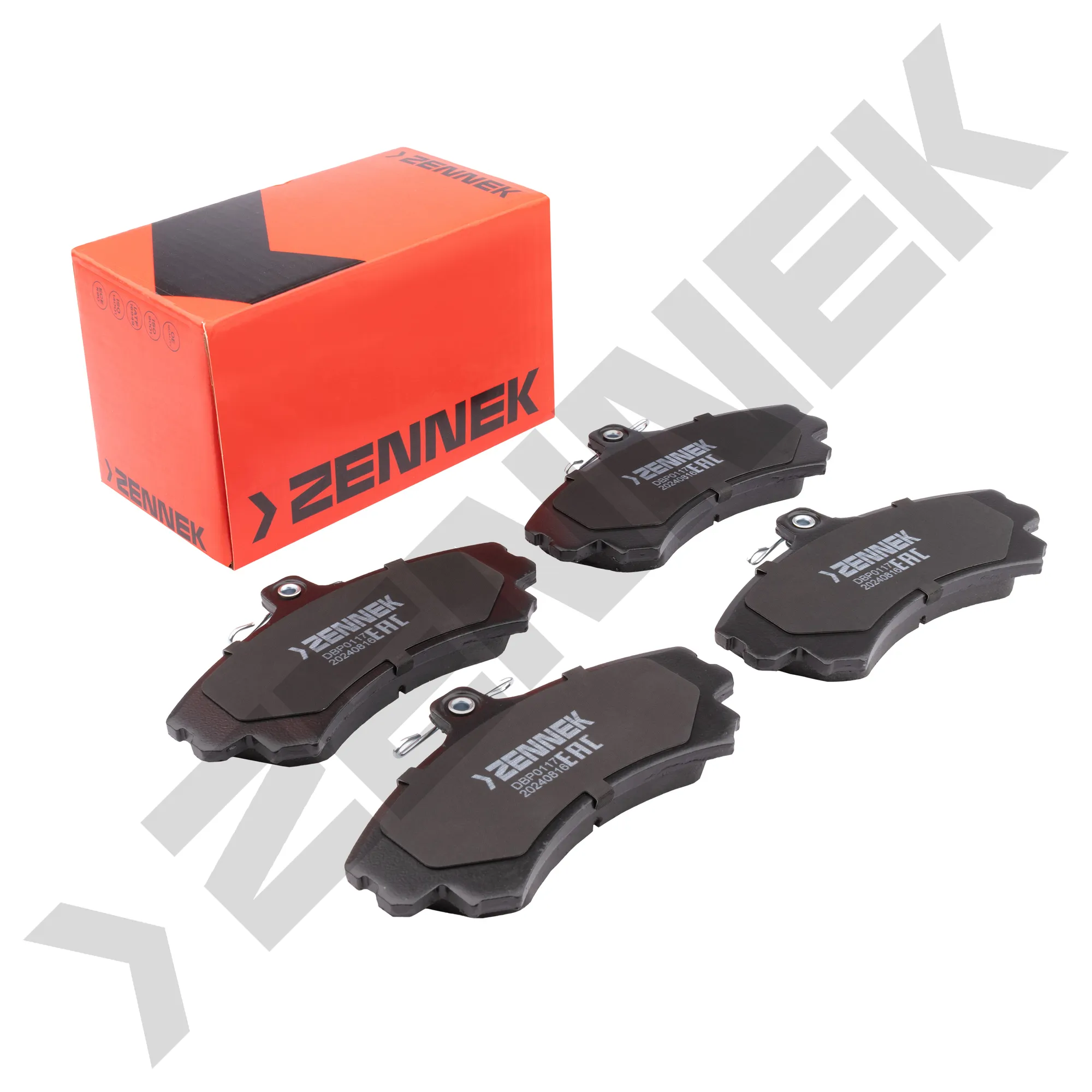 Колодки тормозные дисковые передние MITSUBISHI CARISMA 95-06, COLT 04- ZENNEK DBP0117