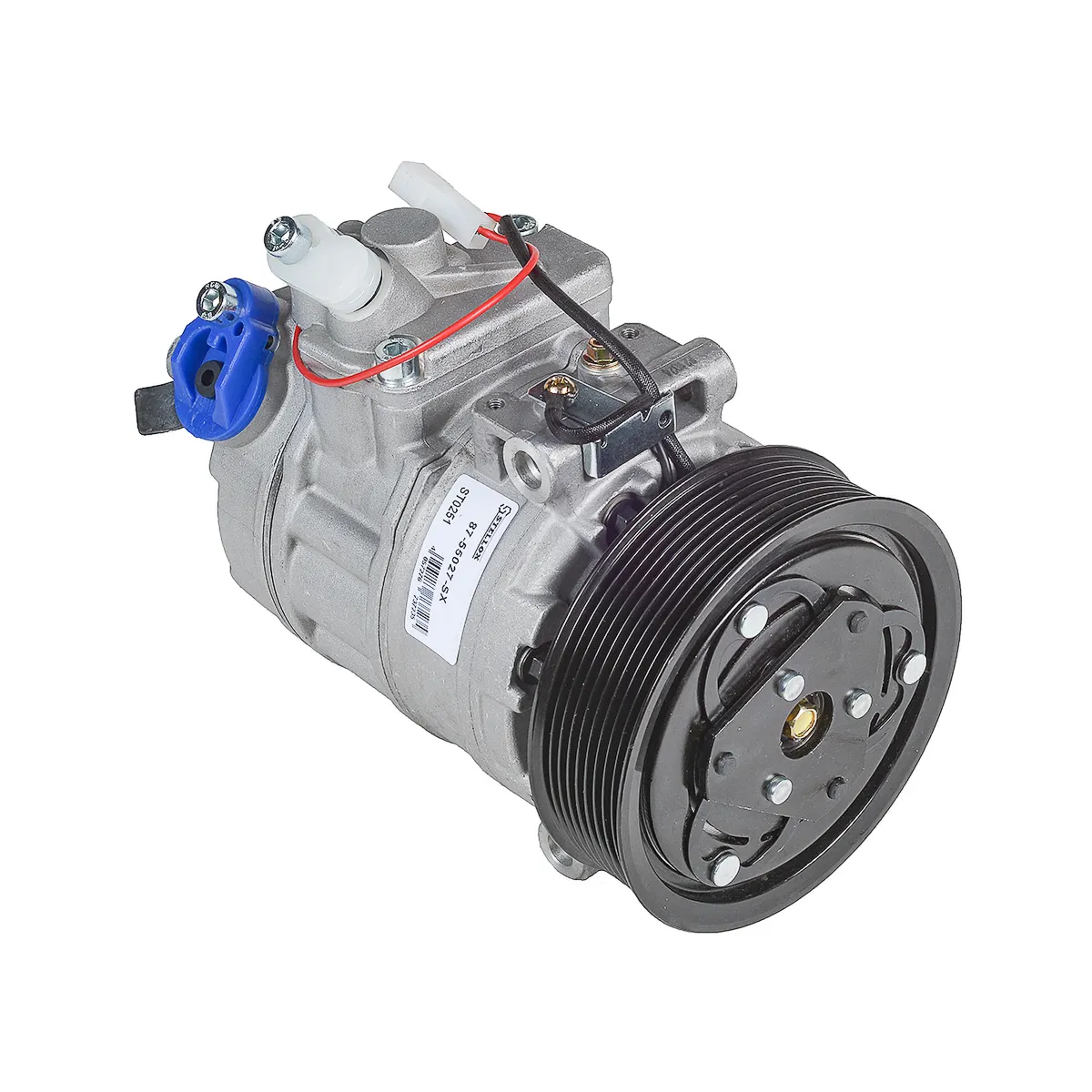 Компрессор кондиционера 24V d131 9 пазов 2 PIN PLUG MB Axor 02> STELLOX 87-55027-SX