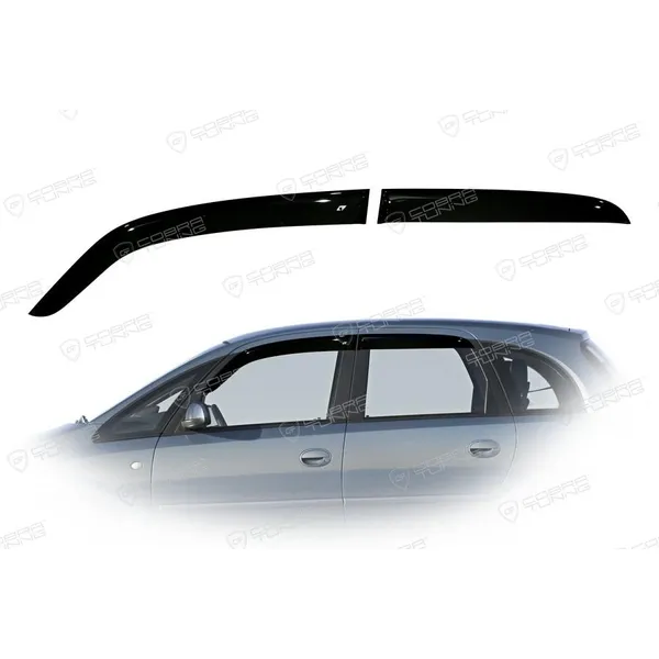 Дефлектора на окна Opel Meriva A 2002-2011EuroStandard деф.окон Cobra Tuning OE11002