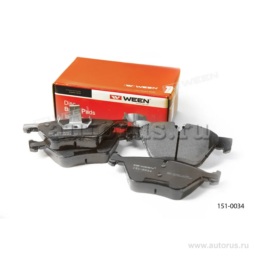 Тормозные колодки дисковые передние BMW 5 (F10,F11,F18) WEEN 151-0034