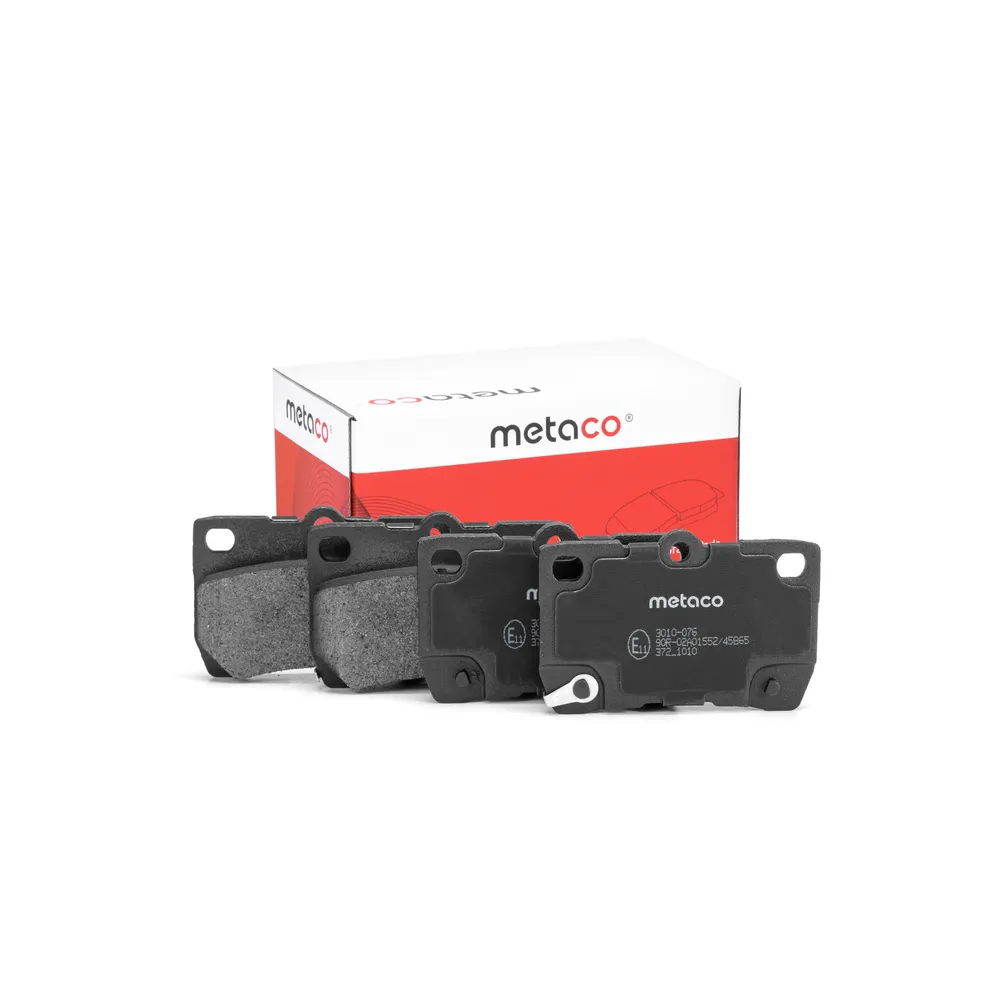 Колодки тормозные задние дисковые к-кт TOYOTA LEXUS GS 300/400/430 (2005-2012) Metaco 3010-076