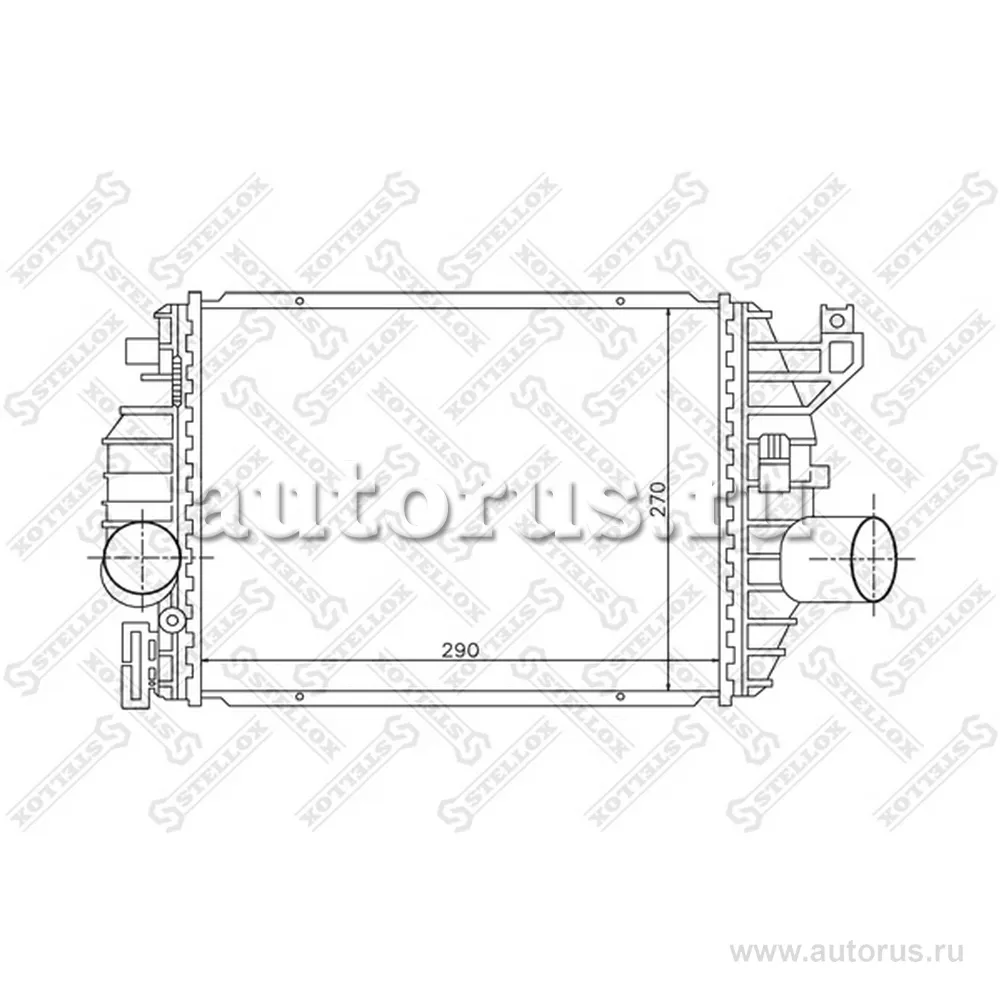Интеркулер MB Vito/W638 2.0CDi/2.2CDi STELLOX 1040054_SX