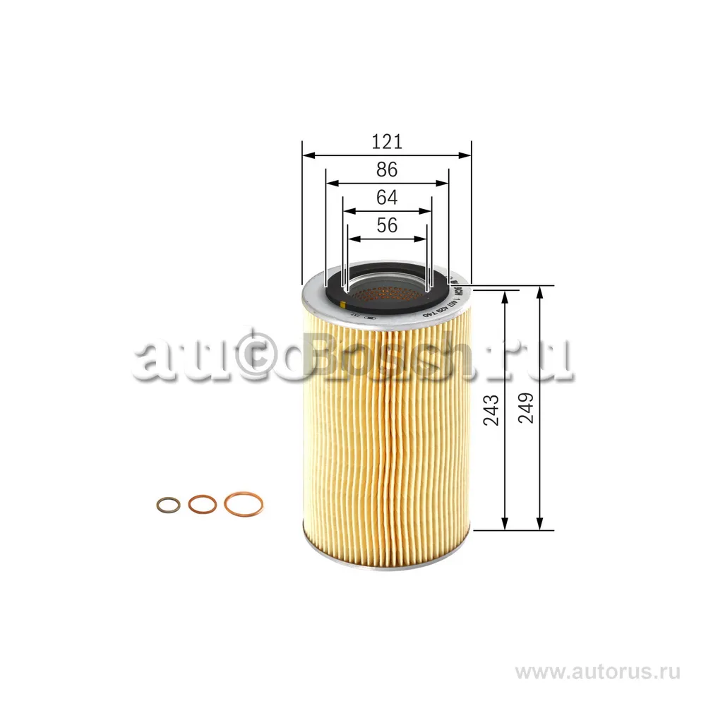 Фильтр масляный BOSCH 1457429740