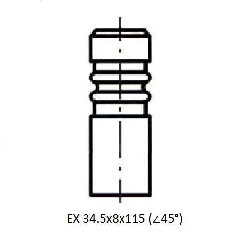 Клапан ДВС ZIKMAR Z17535R